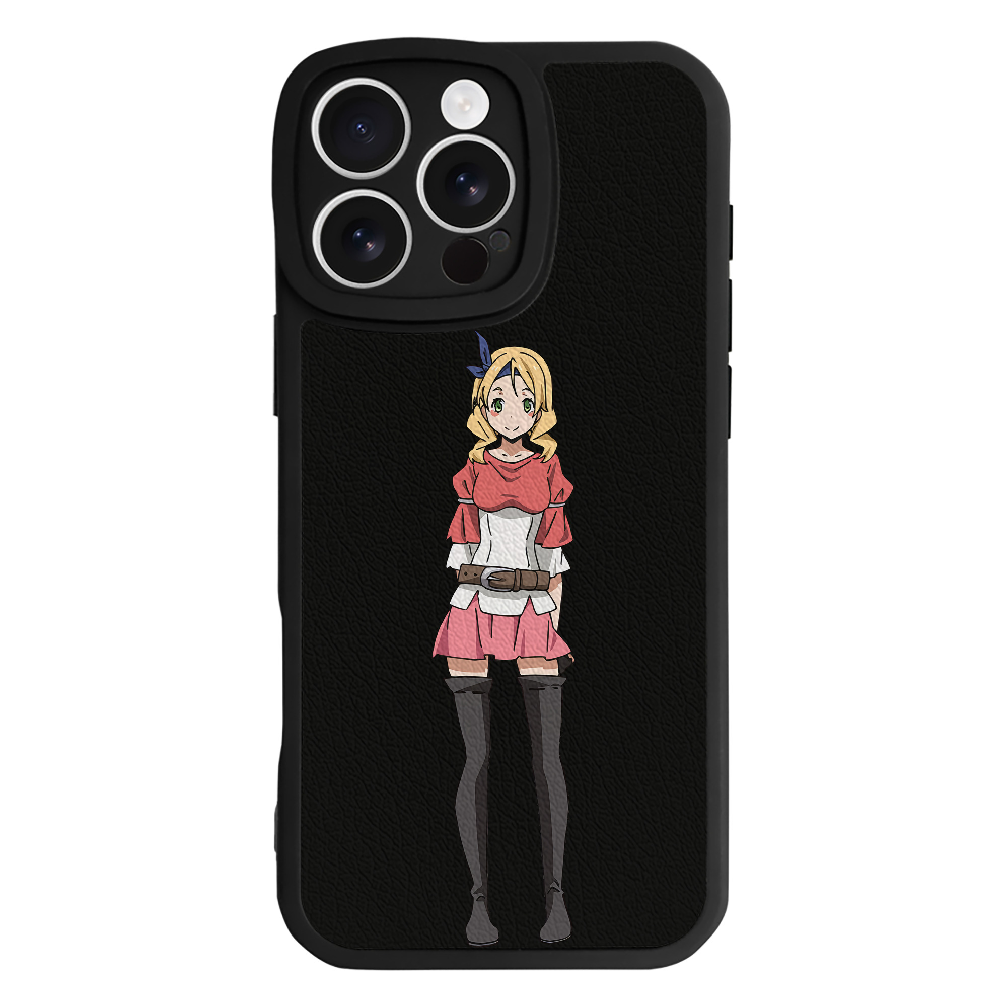 （画像用） 転スラ Regarding Reincarnated to Slime 【iPhone 16シリーズ対応】シリコンスマホケース（レザー調） 材質：シリコン